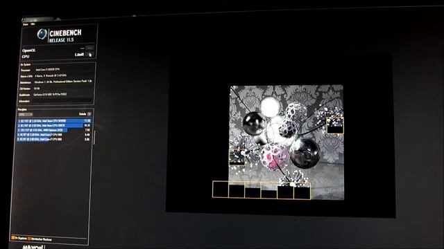 Benchmarker Intel Core i7 2600k Cinebench смотреть онлайн