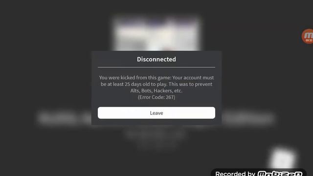 Error Code 267 Roblox смотреть онлайн