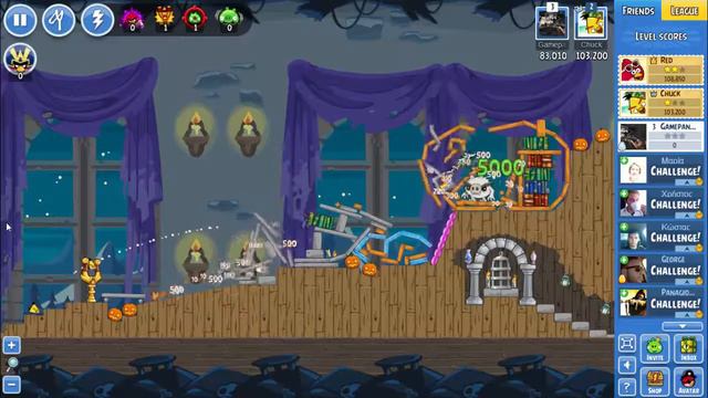 Angry Birds Friends Halloween Tournament Level 2 Week 180 Walkthrough Oct 26 2015 смотреть онлайн