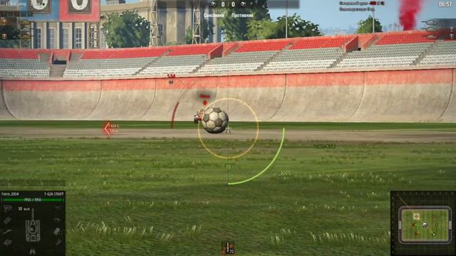Эпичный Танковый Футбол c Vanysh'ей в World of Tanks (Начало в 16:00 по МСК) смотреть онлайн