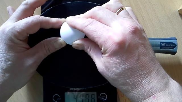 Вес мяча и место обработки на лопасти ракетки.10.03.2015.