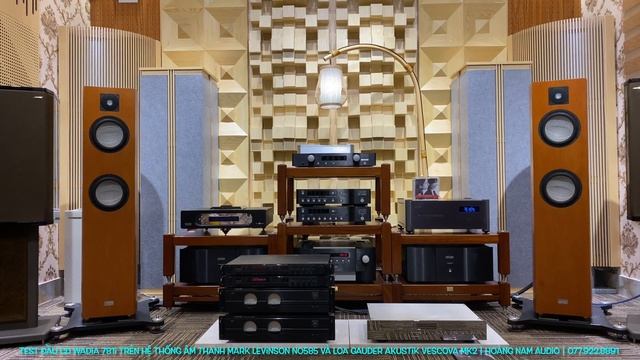 Test CD Wadia 781 & Hệ Thống Mark Levinson No585 & Loa Gauder Akustik Vescova MK2 | Hoàng Nam Audio смотреть онлайн