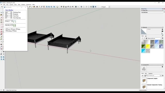 AUTOMATIC DECKS in SketchUp? Free SketchUp Deck Extension! смотреть онлайн