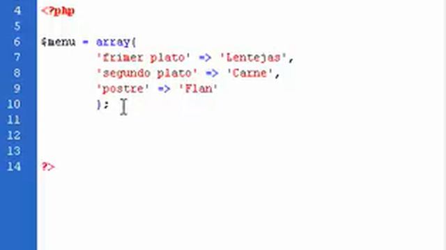 Curso de PHP 08 - matrices o arrays asociativos смотреть онлайн