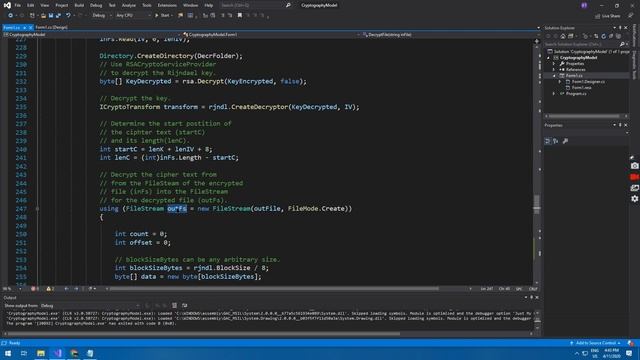 Video Demo Cryptography Model (.NET Framework) смотреть онлайн