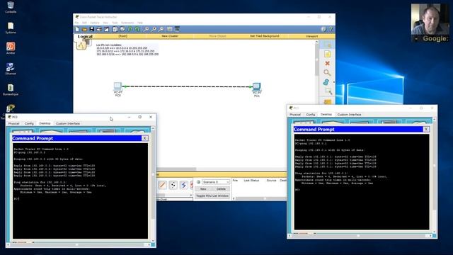 Réseau local LAN Packet Tracer смотреть онлайн