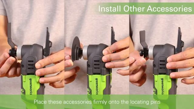 24V Greenworks Multitool смотреть онлайн