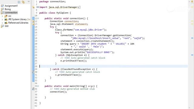 Java MySQL Connection смотреть онлайн