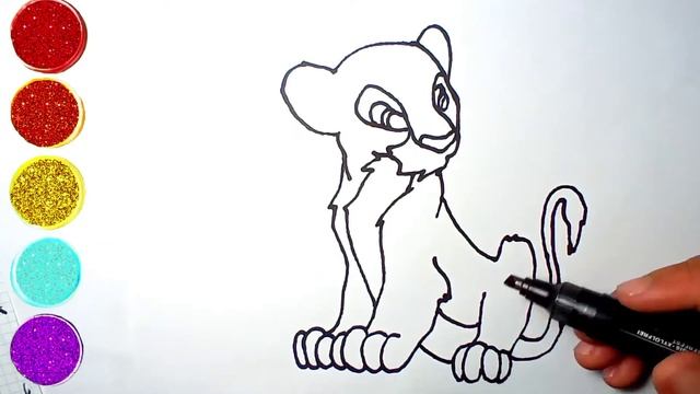 How To Draw A Lion | Расм чизиш | Sonlardan Rasm Chizish
