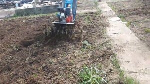 Мотоблок переделанный. Фреза гусиные лапки своими руками. Вспашка МОТОБЛОКОМ КУЛЬТИВАТОРОМ самод-ым