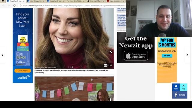 Кейт Миддлтон - сегодня Кейт 40 лет. Скромный праздник, поздравления, взгляд на ее жизнь. смотреть онлайн