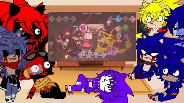 Sonic.Exe React's To Hypno's Lullaby V2 || Freeplay Songs Part 2 || {Sea Gacha}