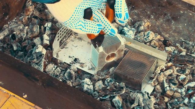 Медные сердечники систем охлаждения процессора. Способы их легко вытащить. смотреть онлайн