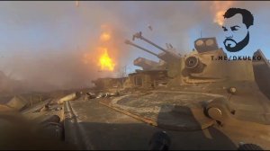 Работа БМПТ "Терминатор" ВС РФ в п.Диброва, ЛНР, (2022 г.)