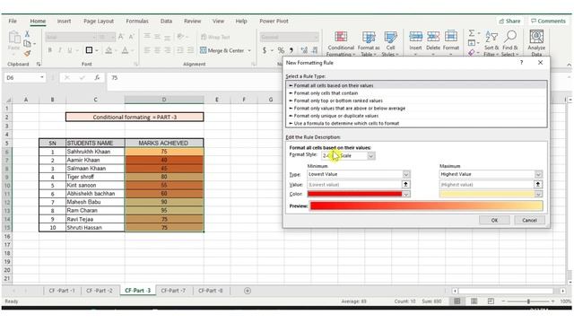 #How to use Color Scale / Icon Set in Excel смотреть онлайн