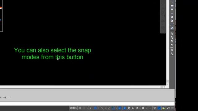 How to activate the osnap tool in Autocad смотреть онлайн