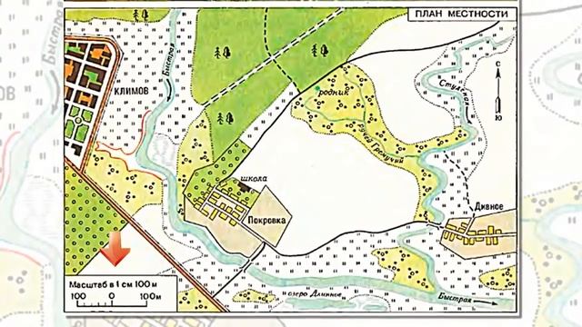 План местности, масштаб, окружающий мир, презентация для детей смотреть онлайн