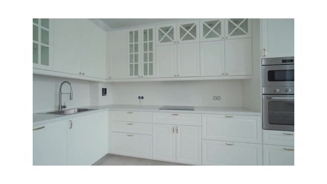 Кухонный гарнитур из массива натурального дерева (дуба, эмаль) смотреть онлайн