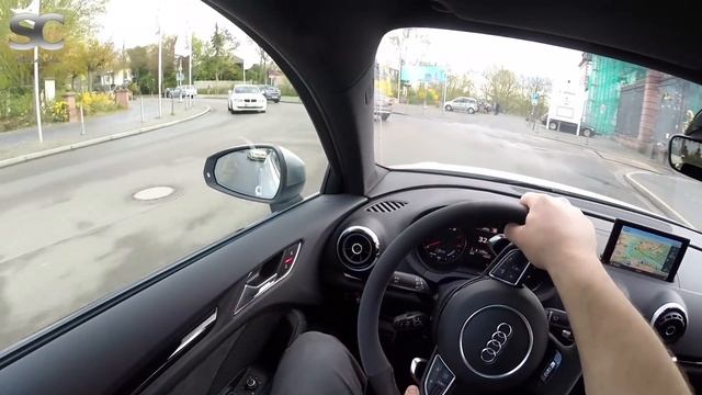 Audi RS3 (2015) - POV City Drive смотреть онлайн
