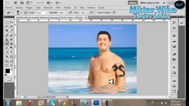 Tatuaje falso con Photoshop 2013 смотреть онлайн