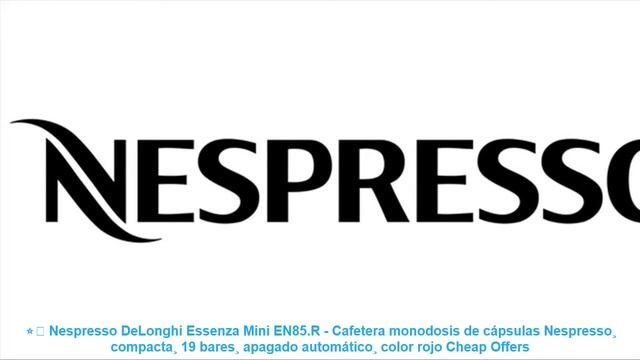 ⭐️ Nespresso DeLonghi Essenza Mini EN85.R - Cafetera monodosis de cápsulas Nespresso¸ compacta¸ 19 смотреть онлайн