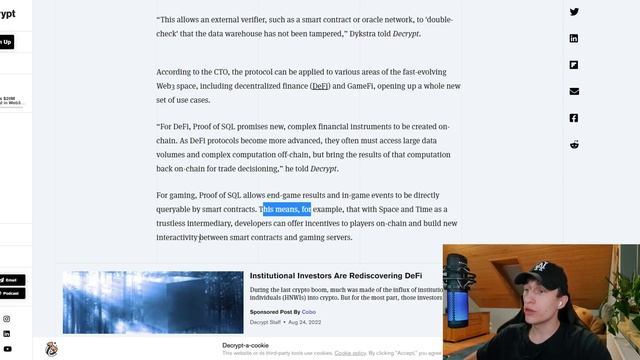 Microsoft joins $20M funding of a Decentralized Crypto Project SPACE AND TIME смотреть онлайн