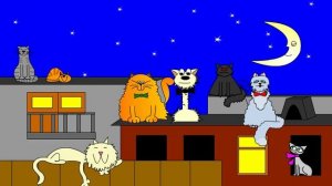 Весеннее обострение. Коты в марте. Прикольно.