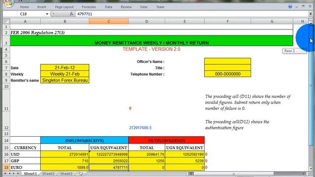 Daily - Weekly - Monthly Money remittance report смотреть онлайн