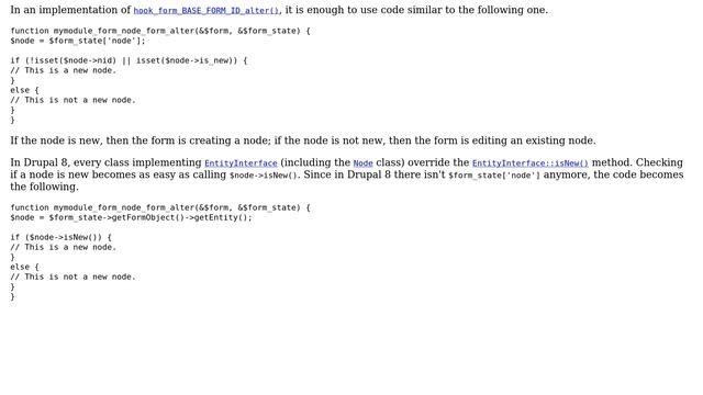 Drupal: Difference between create new and edit node in form alter (4 Solutions!!) смотреть онлайн