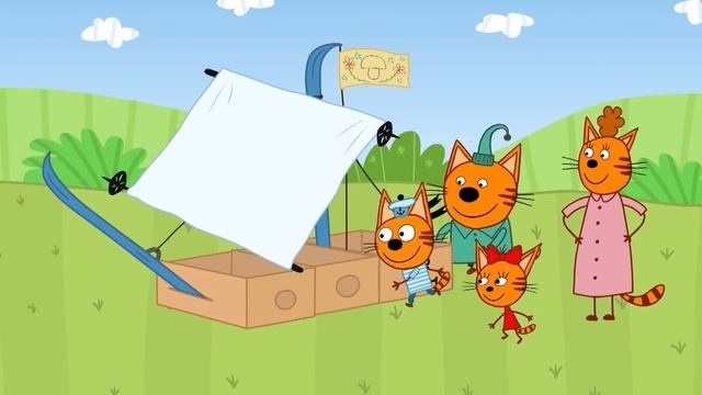 La Famille Chat | Compilation des épisodes | Dessins animés pour enfants смотреть онлайн