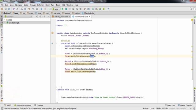 Android Tutorial for Beginners #26 Method 3 Implement Interface смотреть онлайн