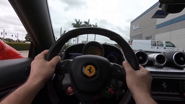 Ferrari California T Twin Turbo POV Drive (3D Audio) смотреть онлайн