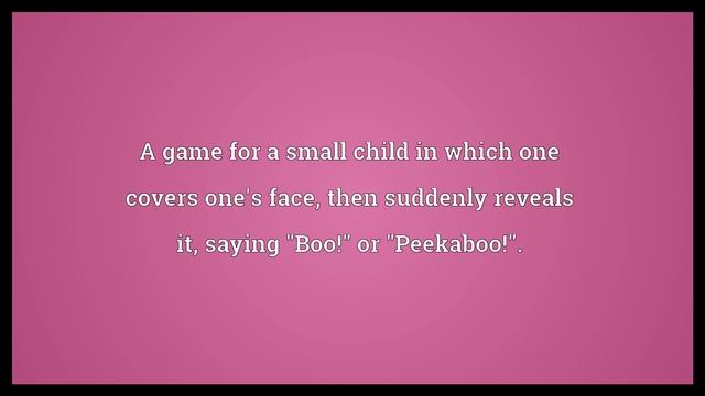 Peekaboo Meaning смотреть онлайн