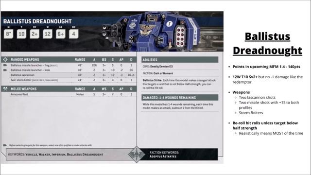 Ballistus Dreadnought vs Gladiator Lancer (and MORE): Best Anti Tank Vehicles in Codex Space Marine смотреть онлайн