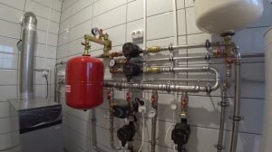 Отопление частного дома 200 кв. м. Правильная котельная из нержавейки. Теплый водяной пол, радиатор