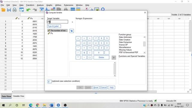 Binomial Probability Distribution in SPSS смотреть онлайн
