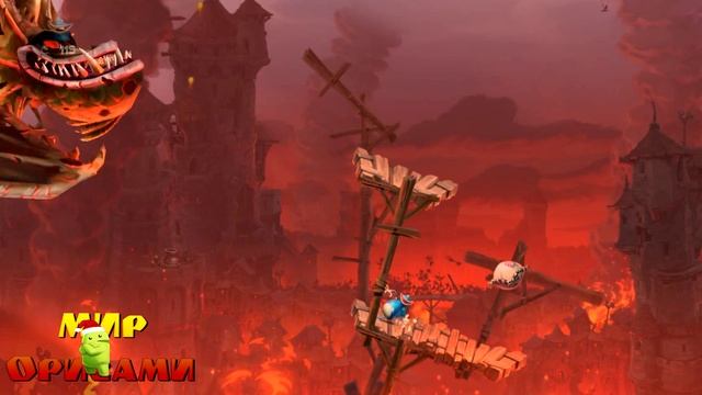 Прохождение босса ,,Дракон,, в игре Rayman Legends (PC) смотреть онлайн