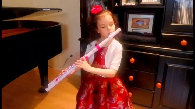 Telemann Sonata in F Major - 1st movement, Vivace with Ananda ( flute) смотреть онлайн