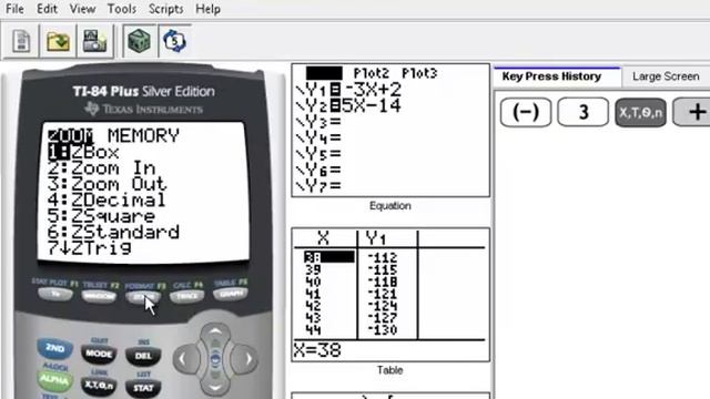 Solve Linear System by Graphing on a Graphing Calculator смотреть онлайн