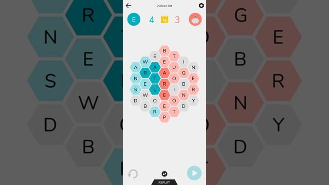 Hexicon (by Spiralburst Studio) - words puzzle game for Android and iOS - gameplay. смотреть онлайн