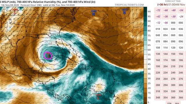 Eta Approaching Florida Keys - Flooding and Strong Winds Likely for Several Days смотреть онлайн