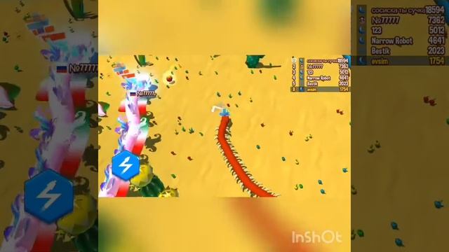 Snake Rivals e004 | Игра змейка 3д 3D эпизод 4 нуб в кустах смотреть онлайн