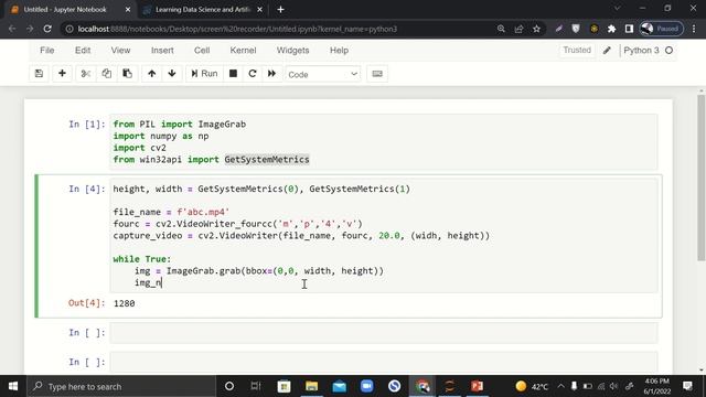Build a Screen Recorder Using Python | Screen Capture | OpenCV смотреть онлайн