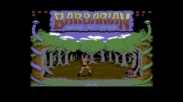 Barbarian: The Ultimate Warrior, C64 1987 gameplay смотреть онлайн