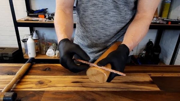 Making CELTIC Copper CUFF Bracelet