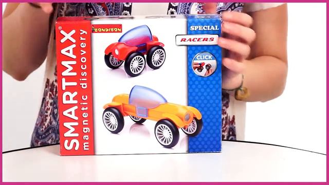 Bondibon Smart Max Магнитный конструктор Гонщики ВВ0877) смотреть онлайн