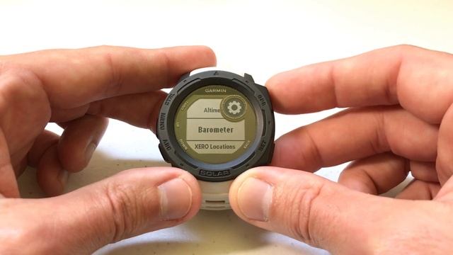Garmin Instinct - Barometric Altimeter Settings смотреть онлайн
