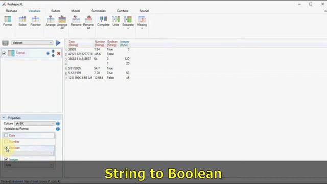 How to Format Excel Variables (Columns) | Reshape.XL смотреть онлайн