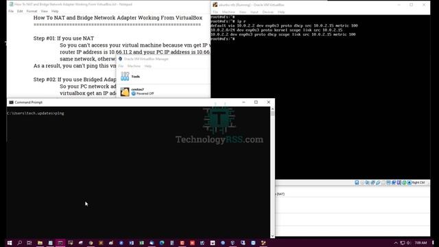 How To NAT and Bridge Network Adapter Working From VirtualBox смотреть онлайн