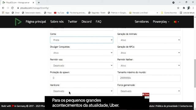 PloudOS: Como criar um servidor de minecraft 100% GRÀTIS (Melhor que o ATERNOS) смотреть онлайн